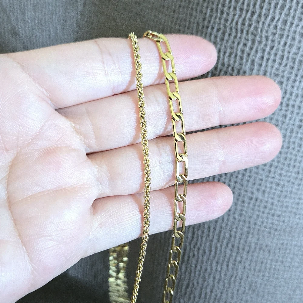 Aquamir Waterproof Double✌️Gold💛 Anklet🦶 Set - NIB - Picture 3 of 16